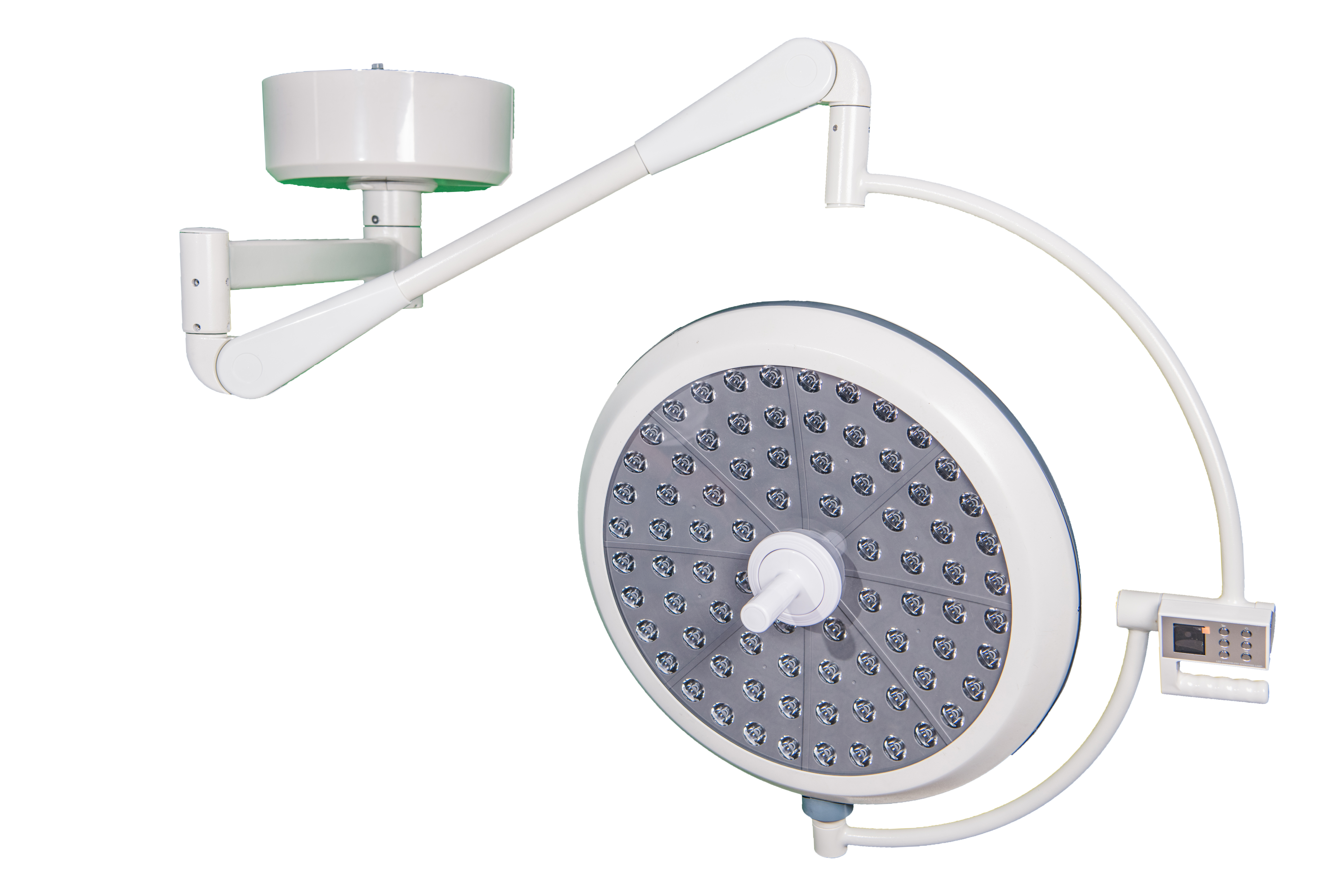 Naka-mount sa kisame ang single dome operating lamp